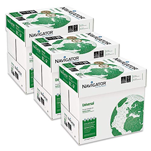 Navigator - Resmas de papel para oficina Premium Universal,...