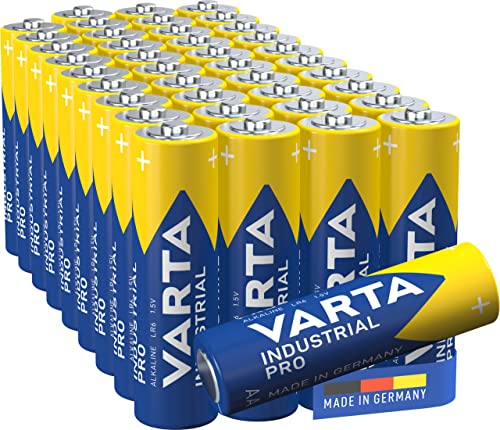 VARTA Pilas AA, paquete de 40, Industrial Pro, Baterías...