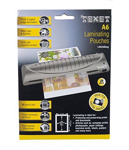Texet - Láminas para plastificar (tamaño A6)