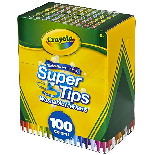 Rotuladores Súper Lavables 100pzs - Crayola
