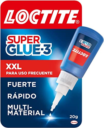 Loctite Super Glue-3 XXL, pegamento universal triple...