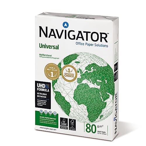 Navigator - Resmas de papel para oficina Premium Universal,...